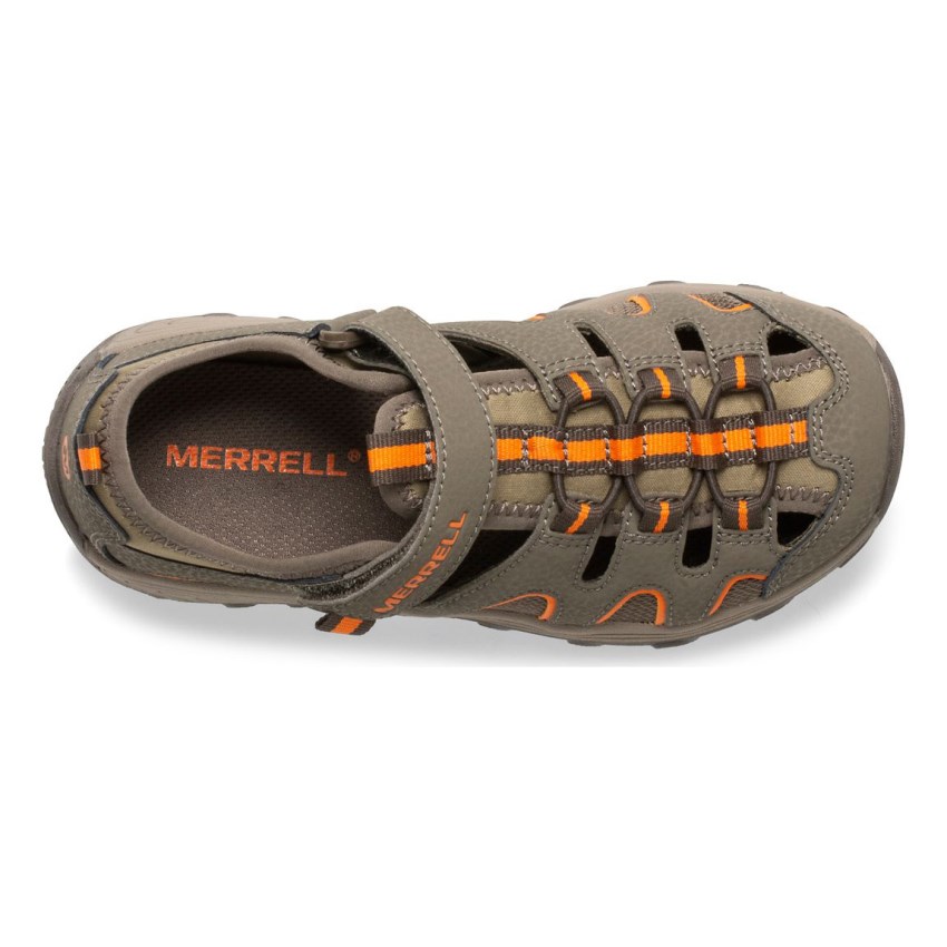 Sandales Merrell Hydro H2O Hiker Vert Foncé Olive Enfant | Y.O.XTBD